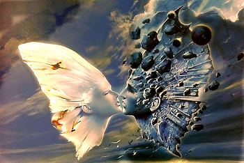 Angels in Love, beautiful, digital, abstract, art HD wallpaper