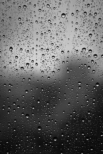 Drops, Macro, Glass, Bw, Chb HD phone wallpaper