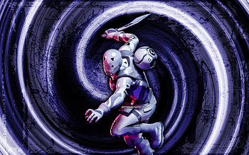 Scratch, violet grunge background, Fortnite, vortex, Fortnite characters, Scratch Skin, Fortnite Battle Royale, Scratch Fortnite HD wallpaper