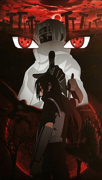 Itachi, red HD phone wallpaper