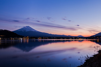 Lake Kawaguchi In Japan, lake-kawaguchi, lake, japan, world, nature, reflections HD wallpaper