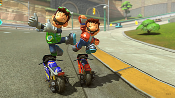 Mario Kart world HD wallpaper