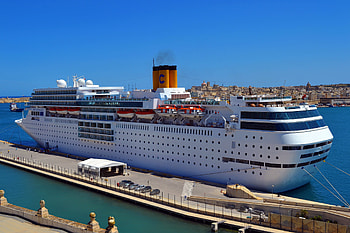 Pier, Miscellanea, Miscellaneous, Wharf, Ship, Berth, Cruise Ship, Cruise Liner, Liner, Costa Neoromantica HD wallpaper