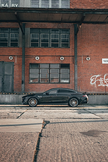 Cars, Building, Road, Car, Mercedes HD phone wallpaper