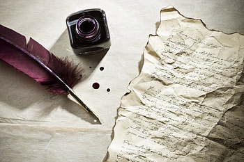Feather, Miscellanea, Miscellaneous, Mood, Ink, Pen, Letter HD wallpaper