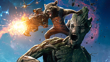 Groot and Rocket, Groot HD wallpaper
