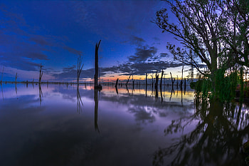 Eerie Lake, lake, nature HD wallpaper