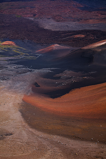 Nature, Desert, View From Above, Land, Earth, Relief, Volcanic HD phone wallpaper
