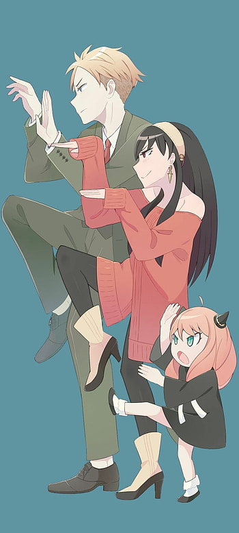 Loid Forger, Yor Forger, Anya Forger, Anime, Spy x Family HD phone wallpaper