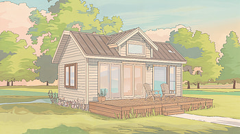 Charming Tiny House: A Escape, tiny house, house, cottage, nature HD wallpaper