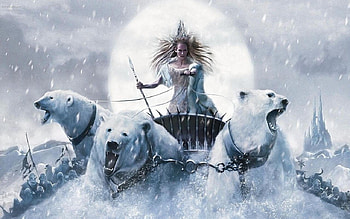 •ღ✿ღ•, white, fantasy, art, movie, narnia HD wallpaper