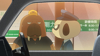 Odd Taxi police, Nefarious reviews, Anime HD wallpaper