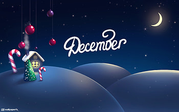 December, december, celebrations, months, holidays, christmas HD wallpaper