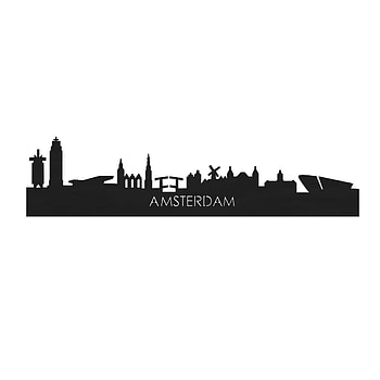 Amsterdam Skyline, Black Skyline, Wood Wide Cities HD phone wallpaper