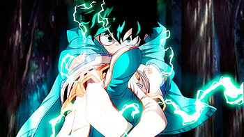 My Hero Academia Izuku Midoriya Fighting HD wallpaper