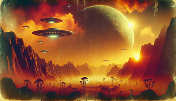 Alien World Invasion, extraterrestrial, Sci Fi, landscape, alien, planet HD wallpaper