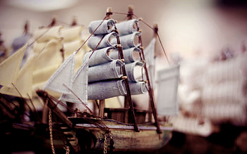 Macro, Wood, Wooden, Toy, Sails, Sail, Ship, Vessel, Nautilus HD wallpaper