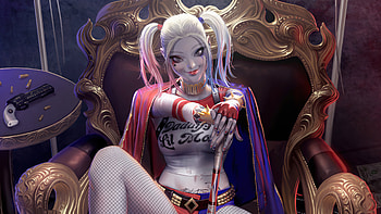 Harley Quinn Money Girl , harley-quinn, superheroes, artwork, artist, artstation HD wallpaper
