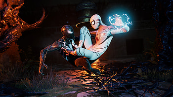 Peter and Miles, video game, Marvel's Spider-Man 2 HD wallpaper