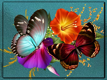 BUTTERFLIES AND FLOWERS, ART, FLOWERS, ABSTRACT, BUTTERFLIES HD wallpaper
