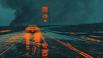 Tailights, artist, artwork, digital-art HD wallpaper