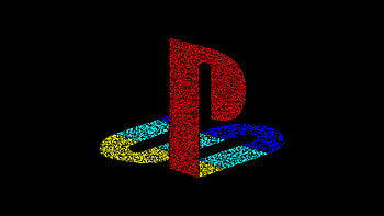 Playstation Logo , playstation, logo, computer, black, oled, dark HD wallpaper