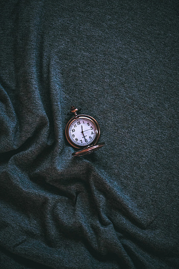 Clock, Miscellanea, Miscellaneous, Cloth, Clock Face, Dial, Time, It's Time, Tektura, Tectura HD phone wallpaper
