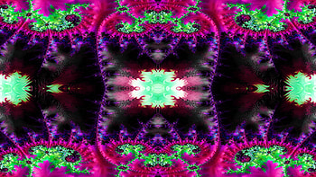Trippy Psychedelic Fractal, trippy, psychedelic, aesthetic, Abstract, fractal HD wallpaper