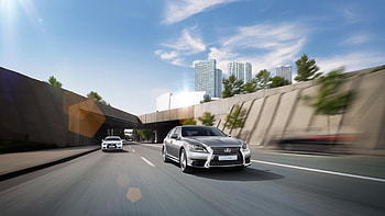 lexus ls, road, lexus, car, sedan HD wallpaper