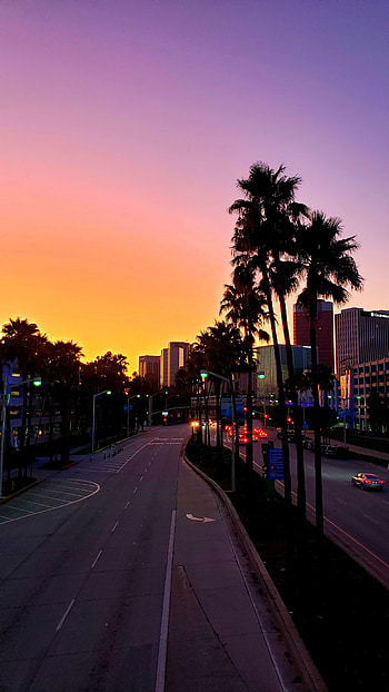 Sun set, afterglow, sky HD phone wallpaper