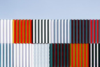 Architecture, Minimalism, Wall, Color, Symmetry, Coloured HD wallpaper