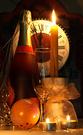 Holidays, New Year, Christmas, Xmas, Candles, Drinks HD phone wallpaper