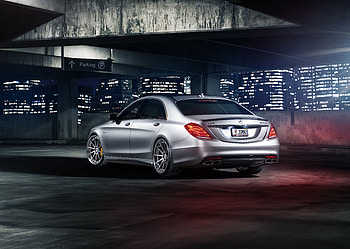 Rear view, Sedan, Mercedes-AMG S 63 4MATIC HD wallpaper