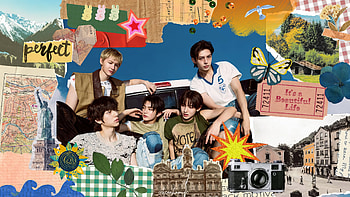 Cortis K-Pop Collage — Quad Boy-Band, Boy Band, K-pop, Collage HD wallpaper