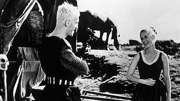 Ingmar Bergman, Bibi Andersson, Cinema legend homage, Actrice HD wallpaper