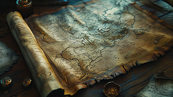 Vintage Treasure Map, treasure map, map, vintage, treasure, exploration HD wallpaper