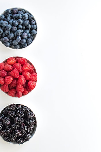 Food, Raspberry, Bilberries, Berries, Blackberry HD phone wallpaper