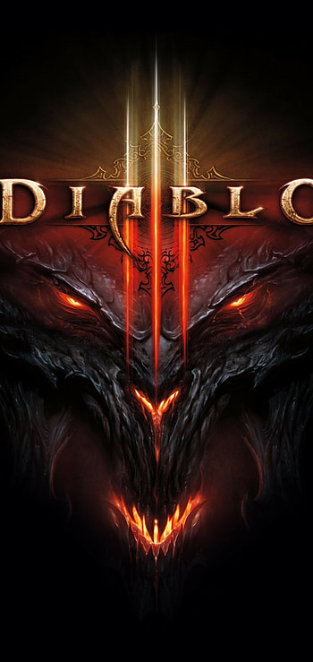 Diablo III Logo, Diablo HD phone wallpaper