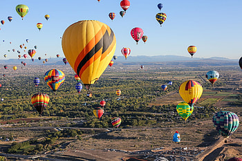 Albuquerque international balloon fiesta, 48th year, Annual event, Albuquerque New Mexico HD wallpaper