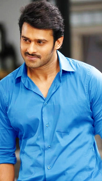 Prabhas Ka, Blue Shirt HD phone wallpaper
