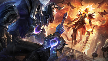Aatrox Kayle League Of Legends HD wallpaper