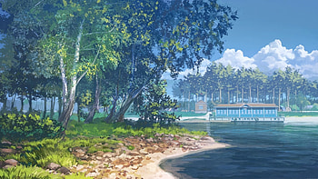 Anime Nature HD wallpaper