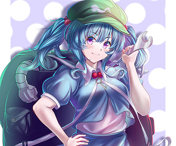 Nitori Kawashiro, Nitori Kawashiro, Anime, Touhou HD wallpaper