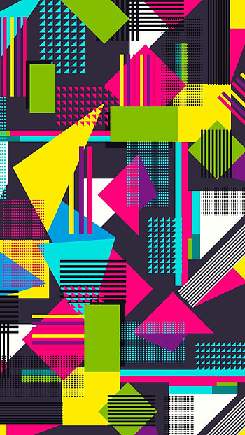 Geometric, Pop Art HD phone wallpaper