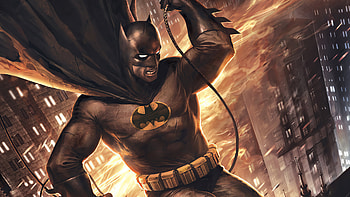 Batman The Dark Knight Returns In City , batman, superheroes, artist, artwork, digital-art HD wallpaper
