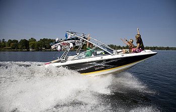 mood summer sky sea wave spray motor boat speed boat girls wakeboard wakeboarding athletes sports travel HD wallpaper