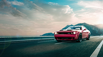 Dodge Challenger SRT , dodge-challenger, dodge, cars, behance HD wallpaper