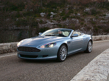 Auto, Nature, Grass, Aston Martin, Cars, Asphalt, Side View, Style, 2004, Db9 HD wallpaper