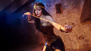 Wonder Woman Resolve, wonder-woman, superheroes, cosplay, girls, model HD wallpaper