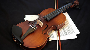 music , Fullscreen , resolution, Violin sheet HD wallpaper